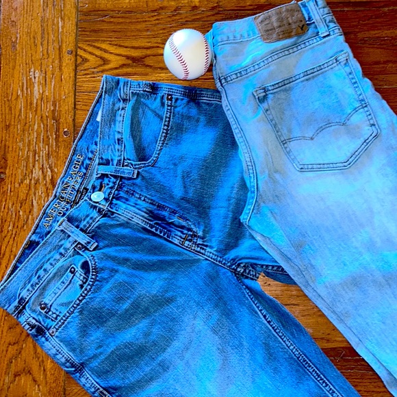 American Eagle Outfitters Other - Lot of 2 AMERICAN🦅EAGLE Mens 29 X 34 JEANS👖VERY GOOD Condition!